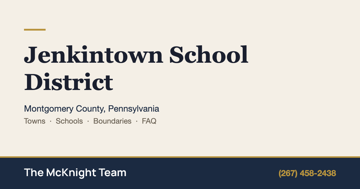 Jenkintown School District homes for sale