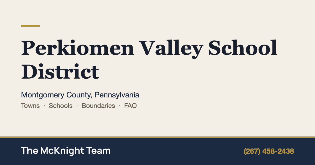 Perkiomen Valley School District homes for sale