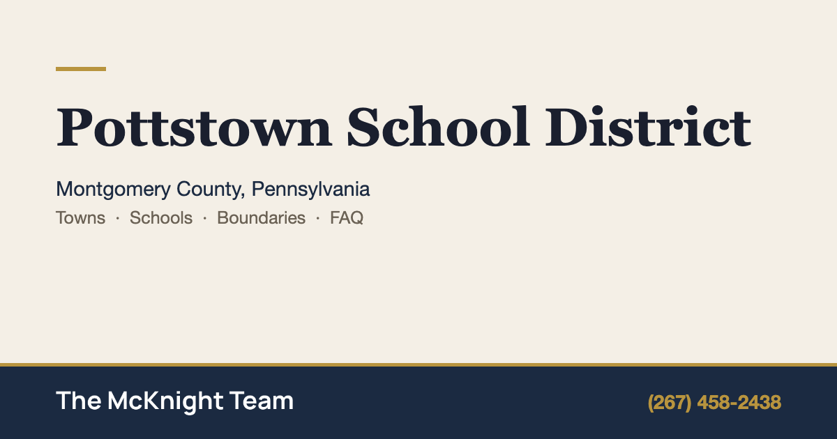 Pottstown School District homes for sale