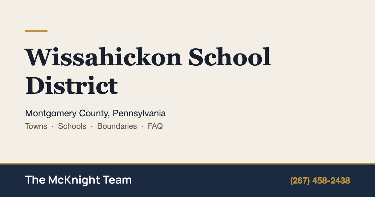 Wissahickon School District homes for sale