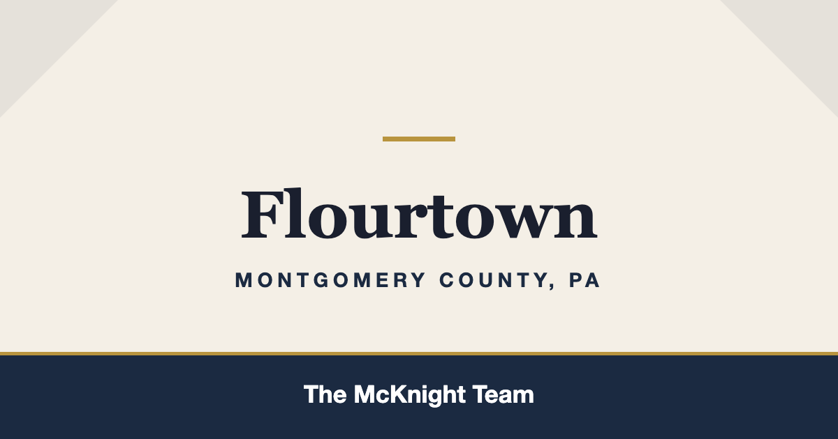 Flourtown PA homes for sale, The McKnight Team