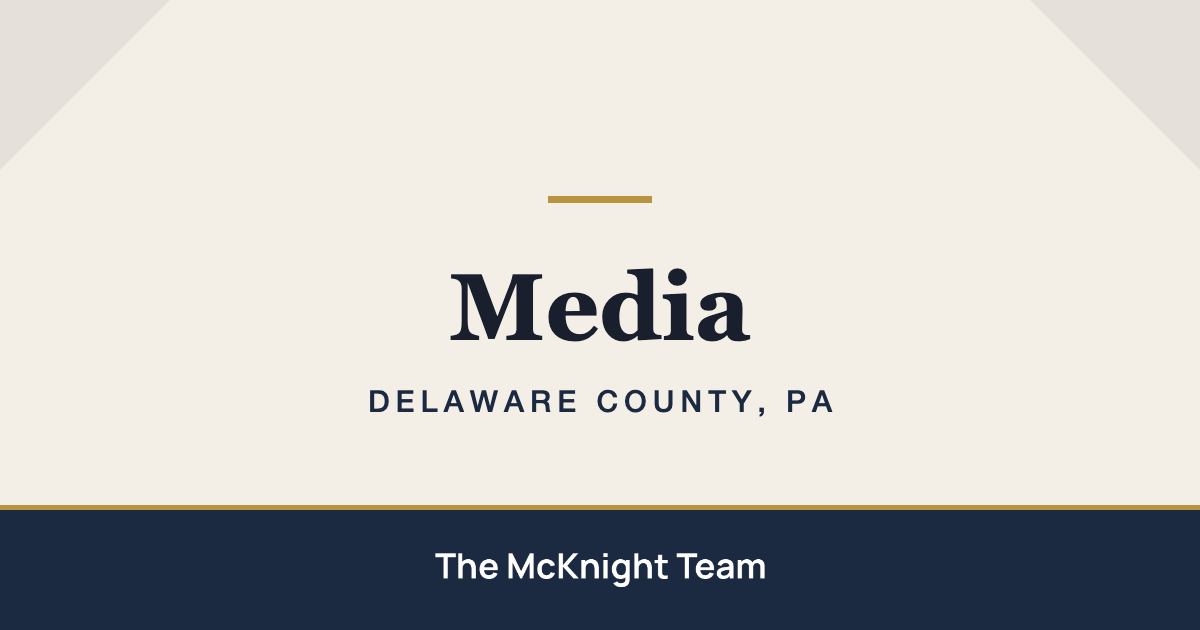 Media PA homes for sale, The McKnight Team