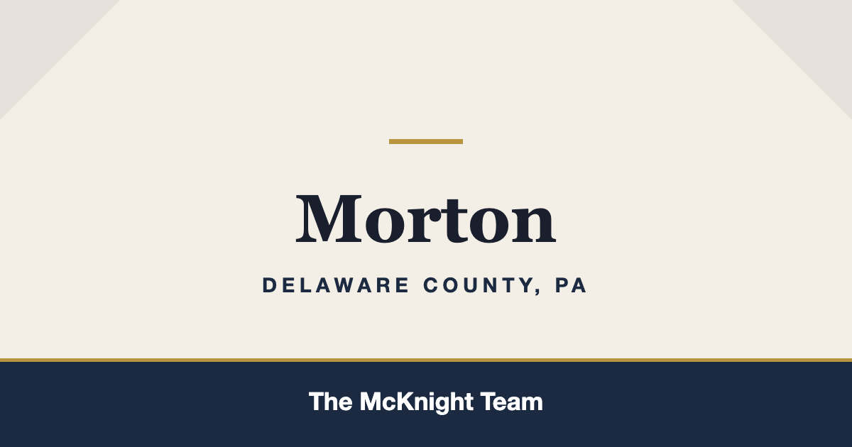 Morton PA homes for sale, The McKnight Team