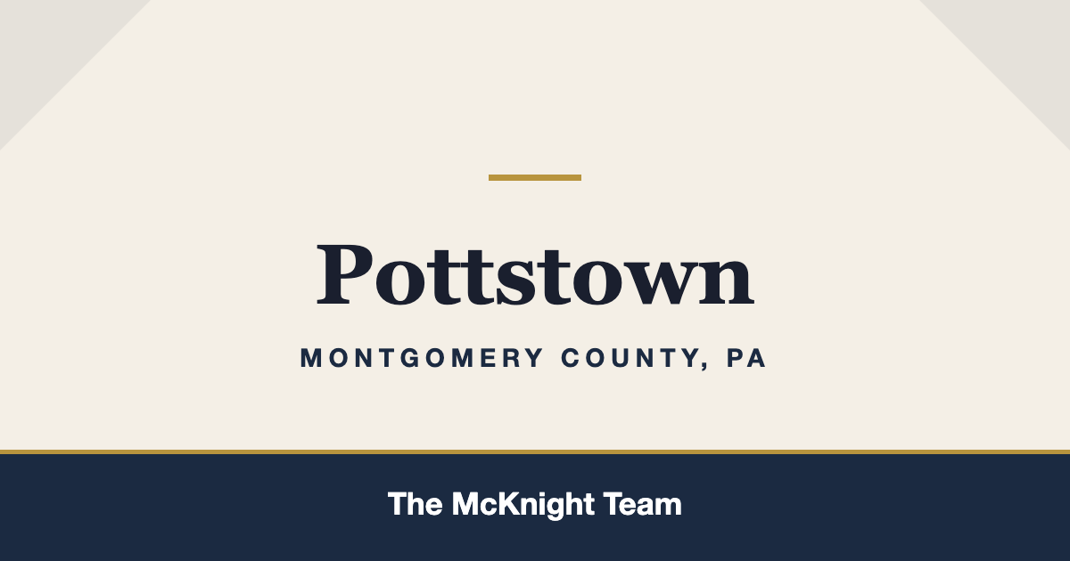 Pottstown PA homes for sale, The McKnight Team