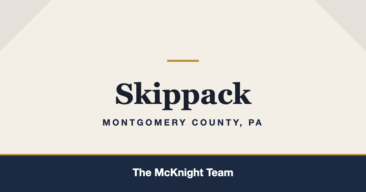 Skippack PA homes for sale, The McKnight Team