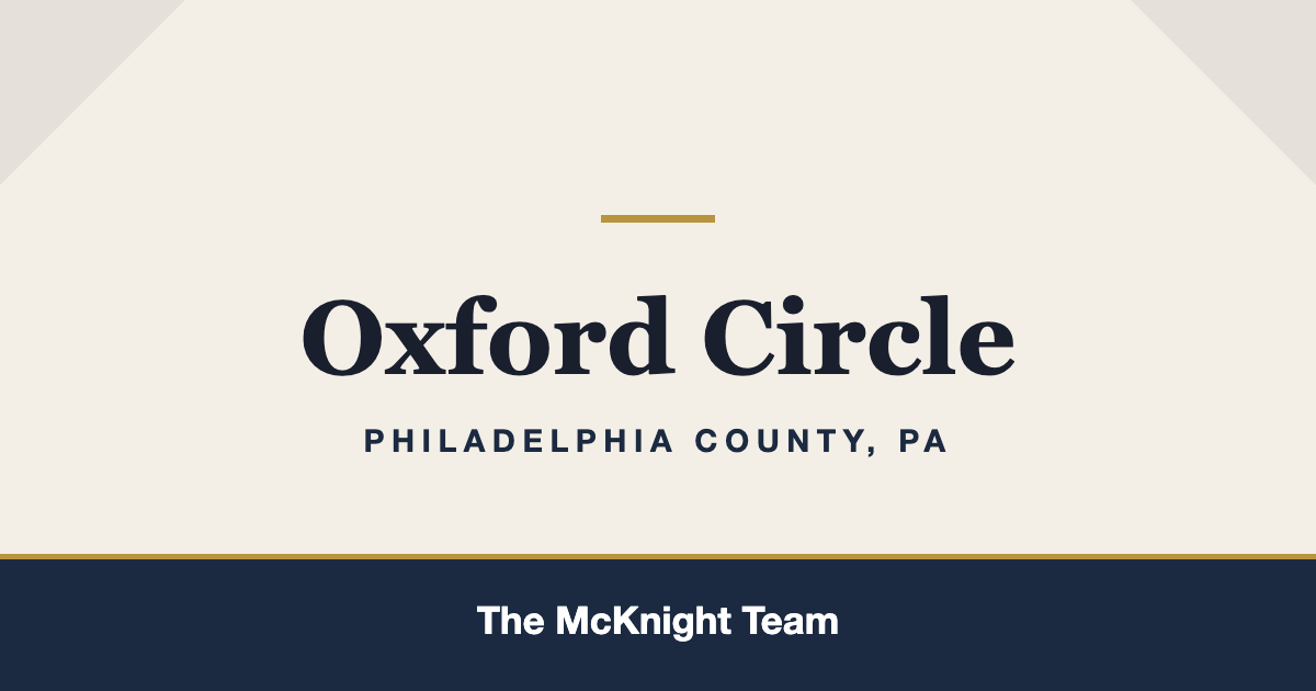 Oxford Circle PA homes for sale, The McKnight Team